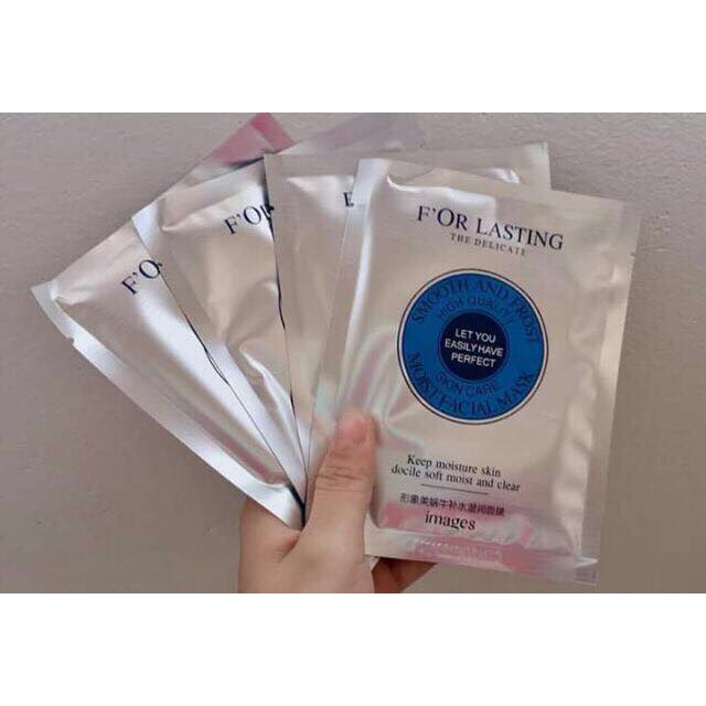 [RẺ VÔ ĐỊCH] Mặt nạ giấy dưỡng da mụn cấp ẩm thải độc ốc sên và bơ, hoa hồng, hoa lavender For Lasting Images | BigBuy360 - bigbuy360.vn