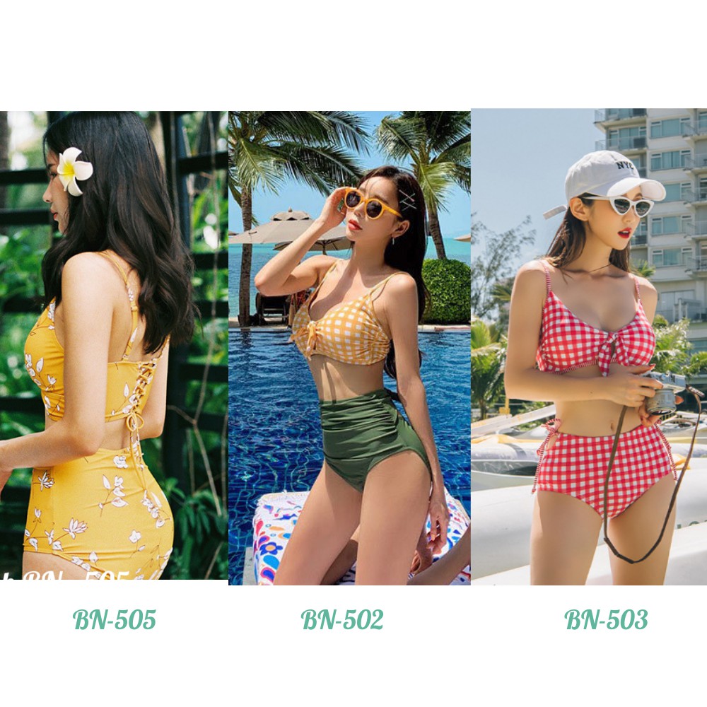 Đồ Bơi Nữ, Bikini 2 Mảnh Đẹp [30 Mẫu] Quần Áo Tắm HOT NHẤT 2021