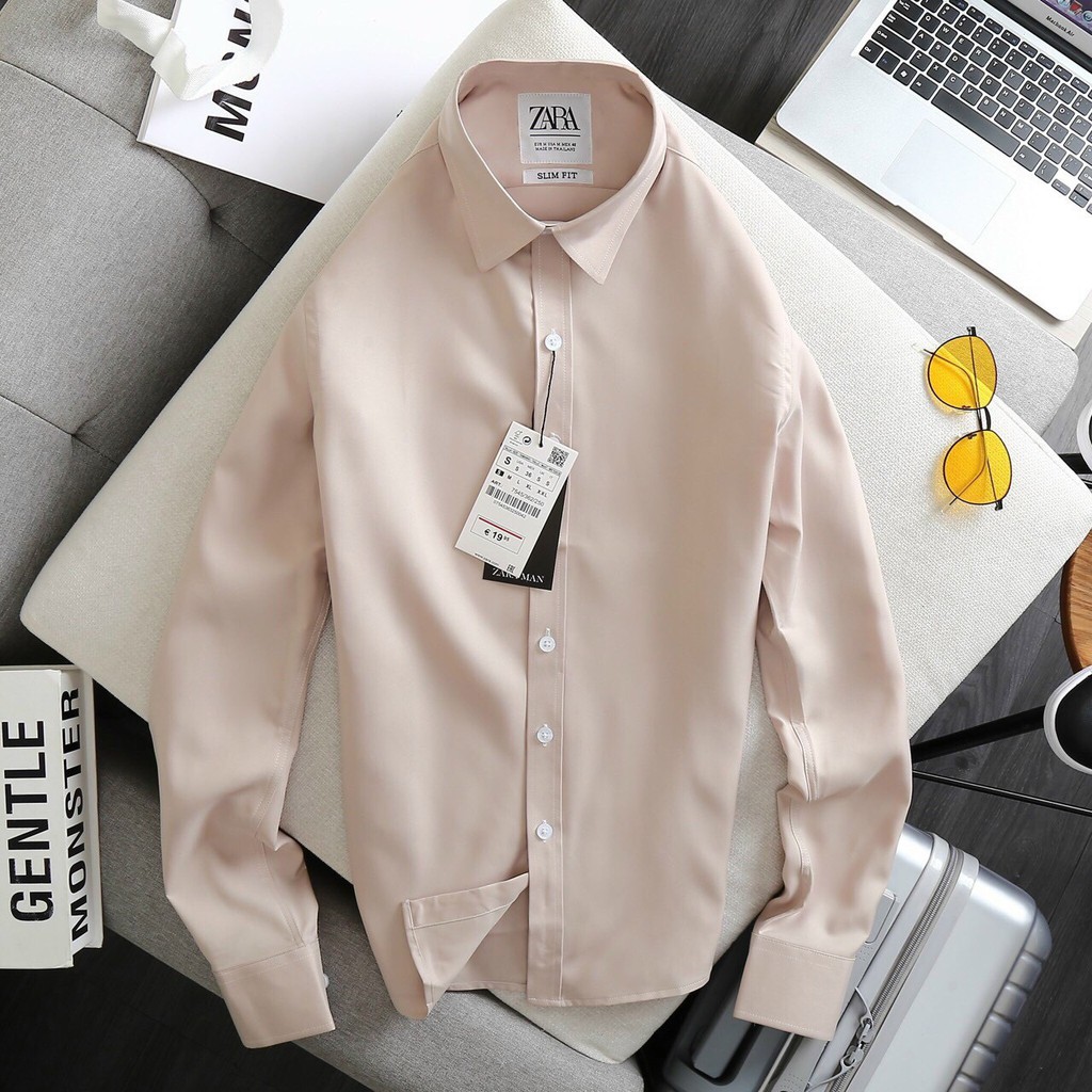 Áo sơ mi nam GẤU 194 Màu Mới vải lụa mềm, thoáng mát, ít nhăn - form regular fit | BigBuy360 - bigbuy360.vn