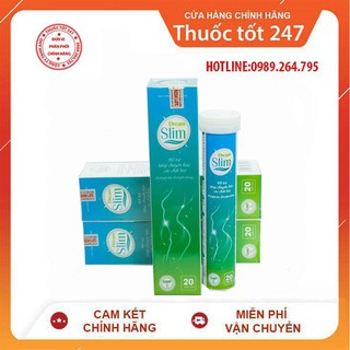 ✅ Dream Slim  👍[Freeship] ❤️- Viên sủi hỗ trợ giảm béo, hỗ trợ giảm mỡ máu - Hộp 20 viên - Tổng Kho MiềnNam