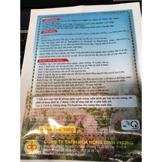 Nấm vi sinh TRICHODERMA gói 100gr