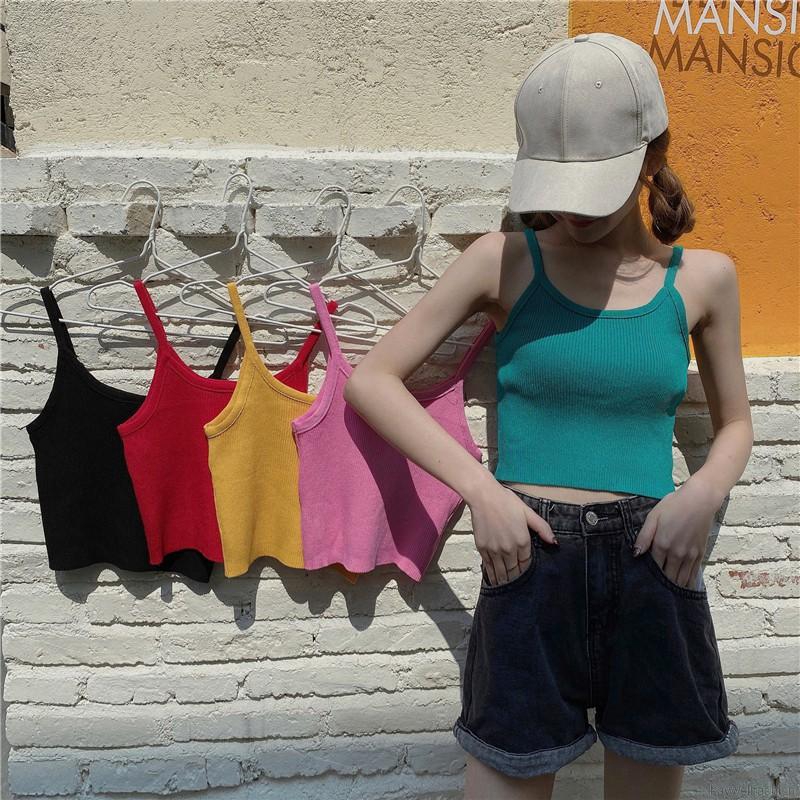 [Baywellfashion]Women Causal Knitted Cami Tops | BigBuy360 - bigbuy360.vn