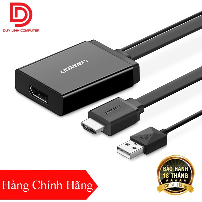 Cáp chuyển HDMI to Displayport Ugreen UG-40238 cao cấp chính hãng