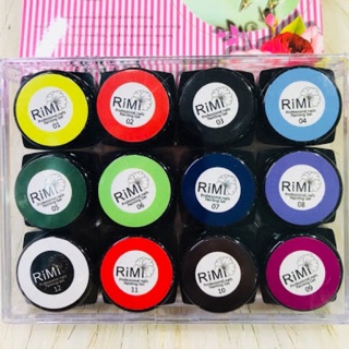 Gel vẽ rimi set 12 màu