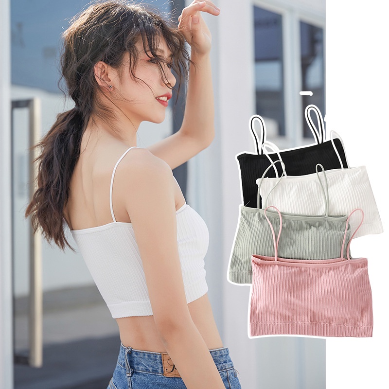Áo Lót Nữ Cotton Không Gọng, Áo Lót Hai Dây Cotton Thoải Mái Nhiều Màu Sắc Tùy Chọn Cho Nữ - 809