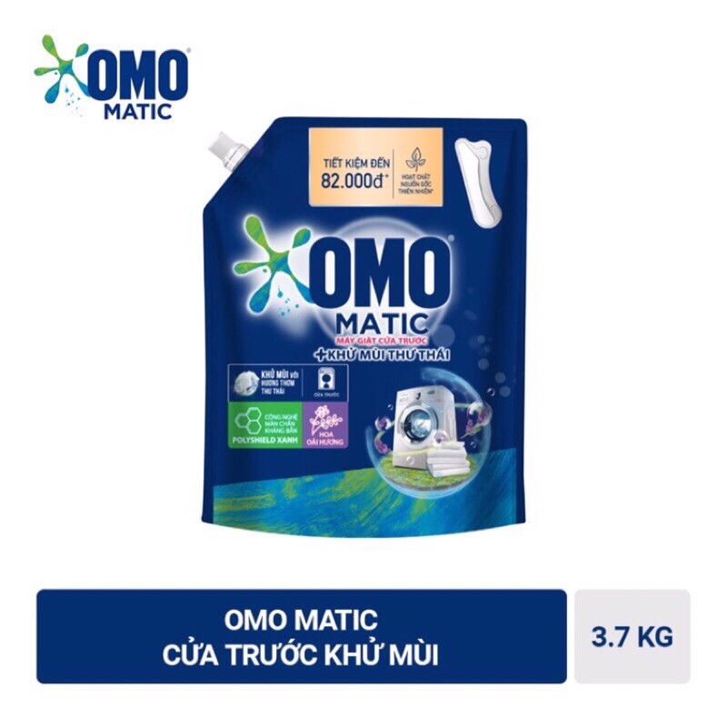 Nước Giặt OMO Matic Túi 3.7kg/4kg