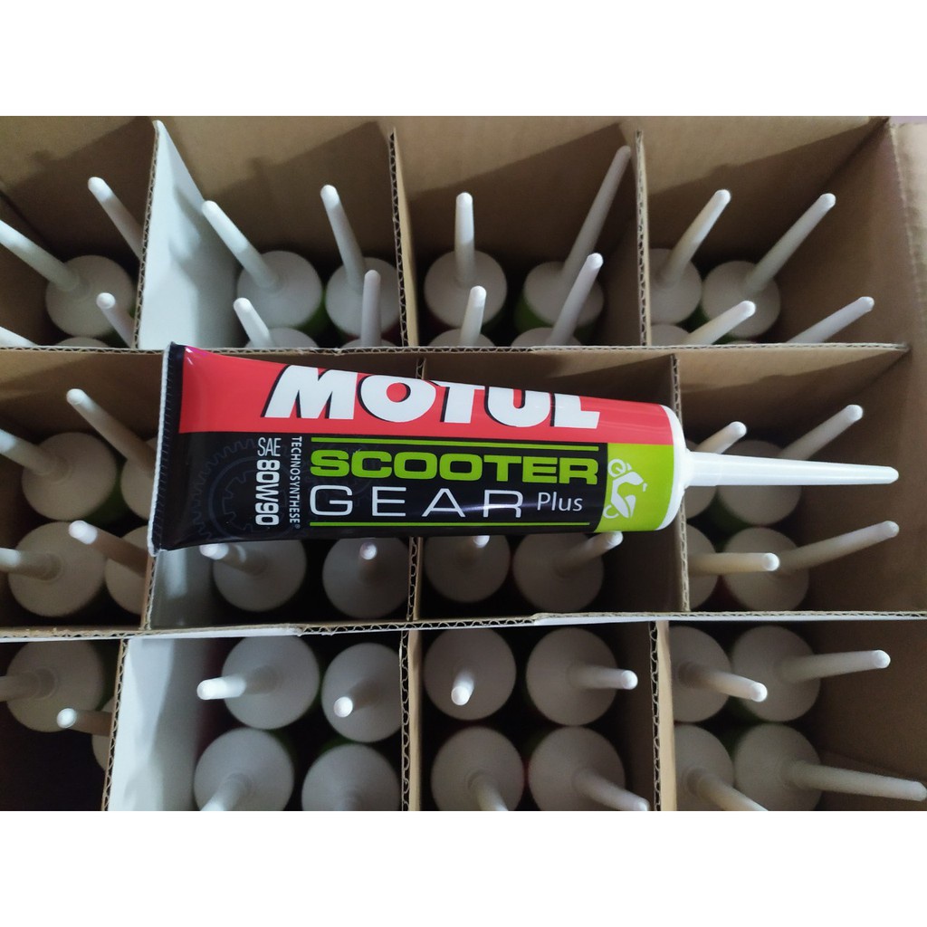 Dầu Nhớt Hộp Số Motul Tổng Hợp Scooter Gear Plus 80w90 120ml Lap - Dầu Lap Xe Ga Cao CẤp Motul 120ml