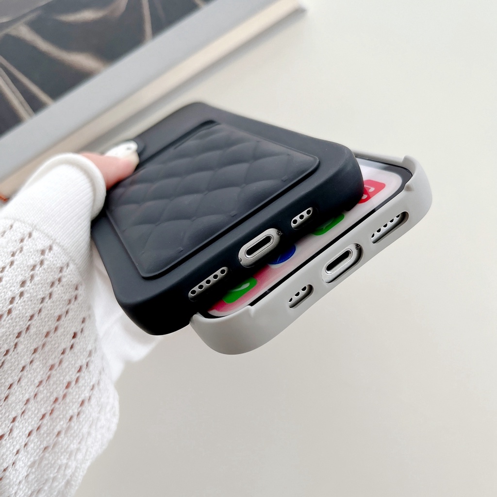 Ốp Điện Thoại Mềm Dạng Túi Đựng Thẻ Đẹp Mắt Cho Iphone 13 pro max 12 pro max 11 pro max xs max xr x 7plus
