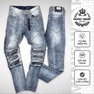 Quần bò AMIRII Khoá đầu gấu cực đỉnh - Jean nam cực chất