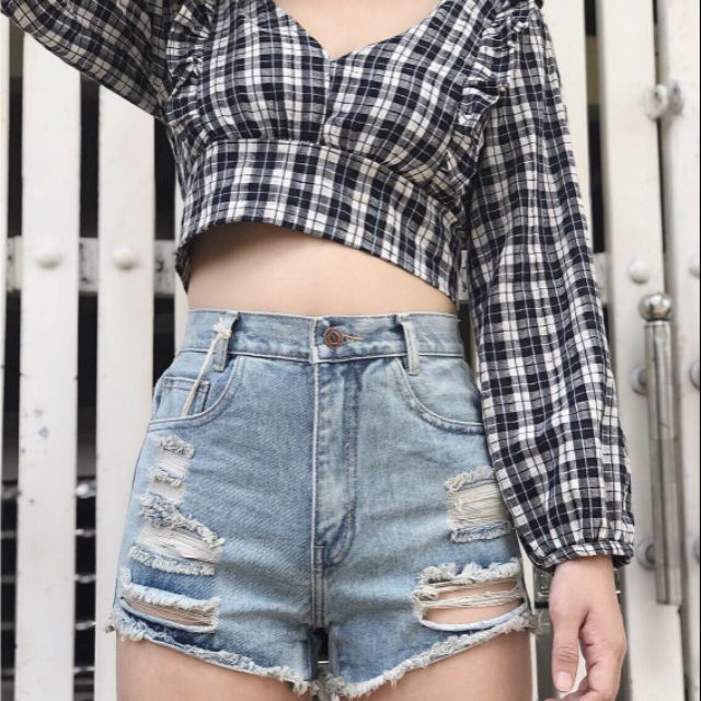 🎀🎀SHORT JEANS NỮ RÁCH + ẢNH THẬT🍭🍭