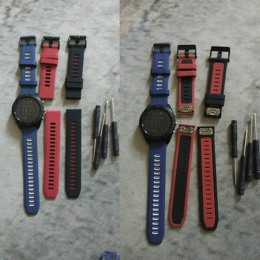 Dây Đeo Tay Bằng Silicone 22Mm Cho Đồng Hồ Garmin Instinct 2/EPIX/Garmin Fenix 7/Fenix 6/6 Pro/Fenix 5/5 Plus/Quatix 5