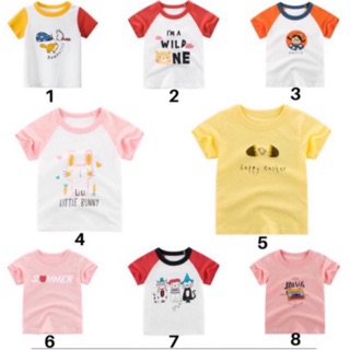 Áo thun 27Home cho bé gái in hình dễ thương