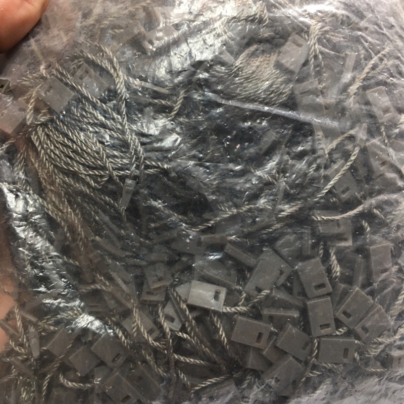 Dây treo thẻ bài nhãn mác sợi dù Trắng, Đen, Xám