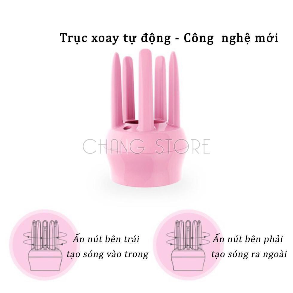 Máy Uốn Tóc Xoăn Cầm Tay Xoay 360 Tự Động