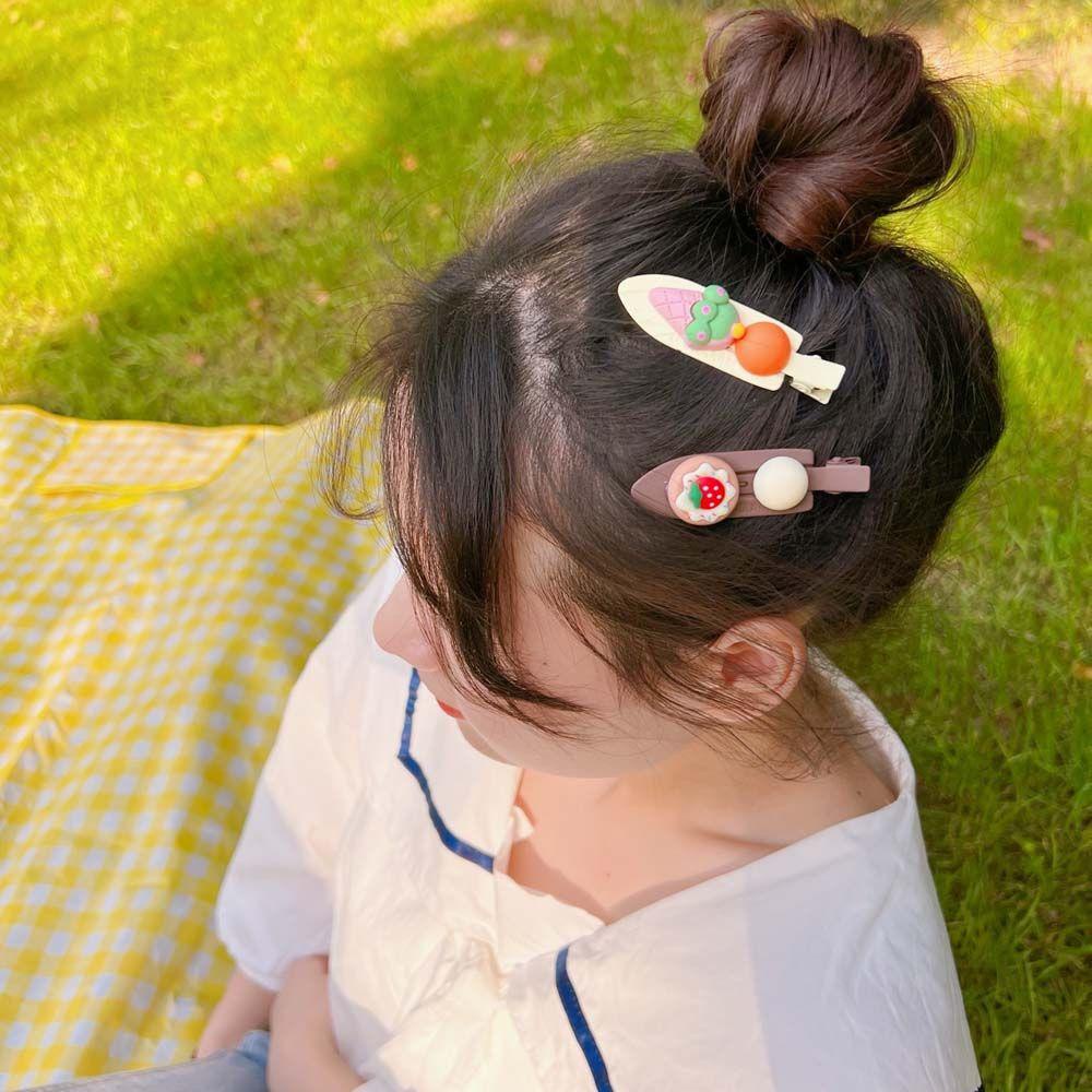 Kẹp Tóc Hình Bánh Donut / Món Tráng Miệng / Món Tráng Miệng Độc Đáo Dễ Thương