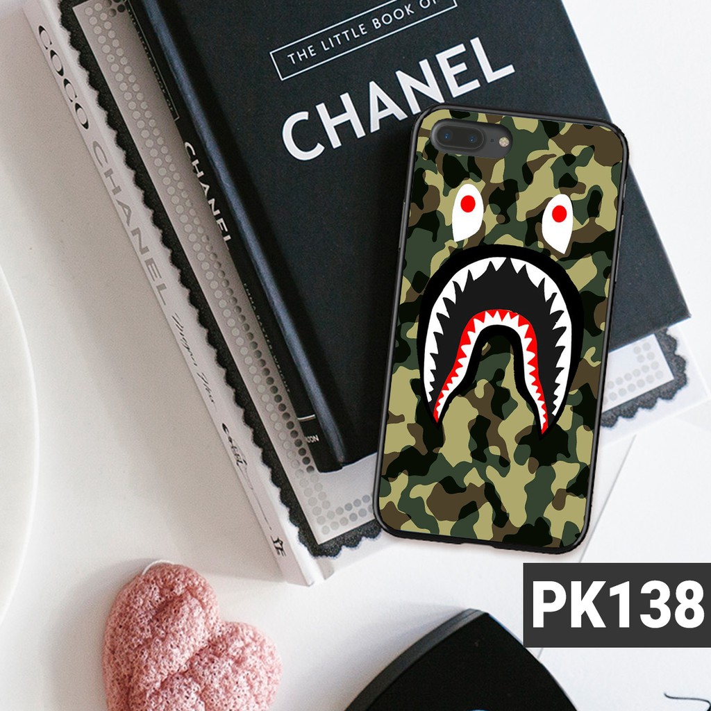 [Freeship từ 50k] ỐP LƯNG IPHONE IN HÌNH BAPE SHARK CHẤTLƯỢNG iPhone 6s6Plus7Plus8PlusXXsXrXsmax