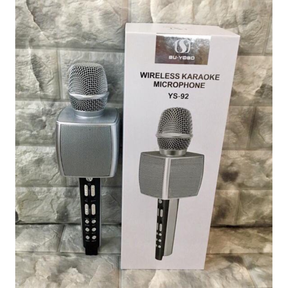 [Mã ELHACE giảm 4% đơn 300K] Mic Karaoke kèm loa Bluetooth SU-YOSD YS-92 chính hãng