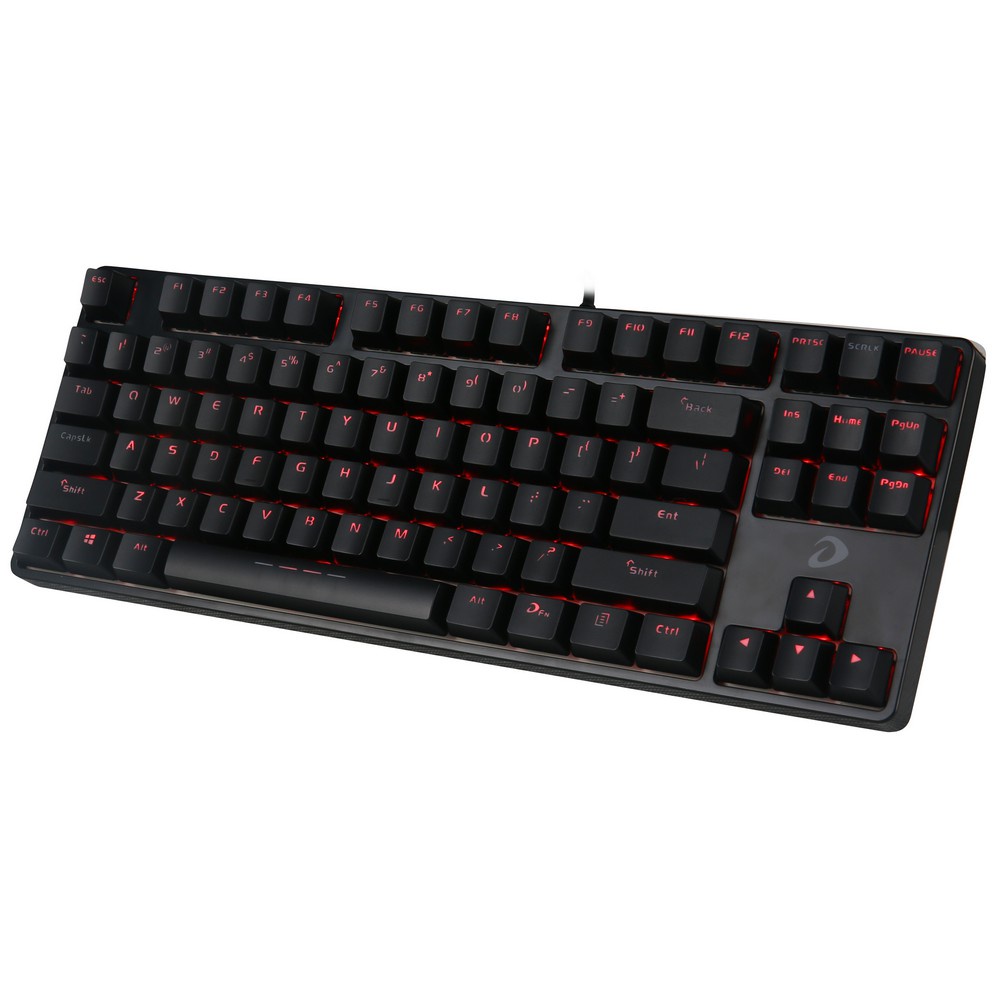 [kho sẵn sàng] Bàn phím cơ Gaming DAREU DK87/EK87-Black (RED Led, Brown,Blue, Red switch)