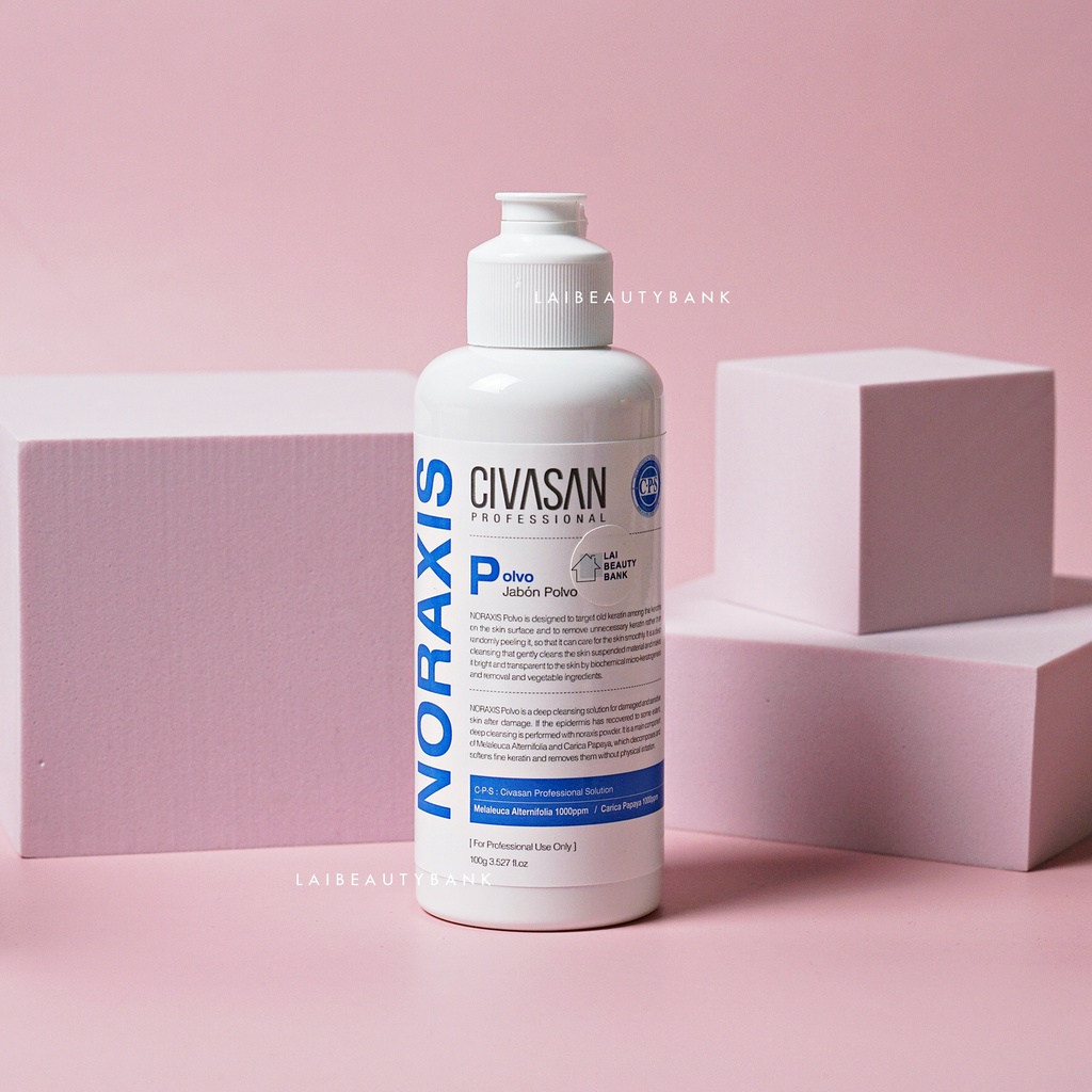 Tẩy da chết cơ học cho mặt Civasan Enzyme Noraxis Polvo