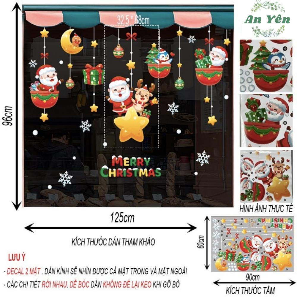 Tranh dán Noel, decal Noel Decal dán tường Trang trí Noel - Giáng sinh (nhiều mẫu) | BigBuy360 - bigbuy360.vn