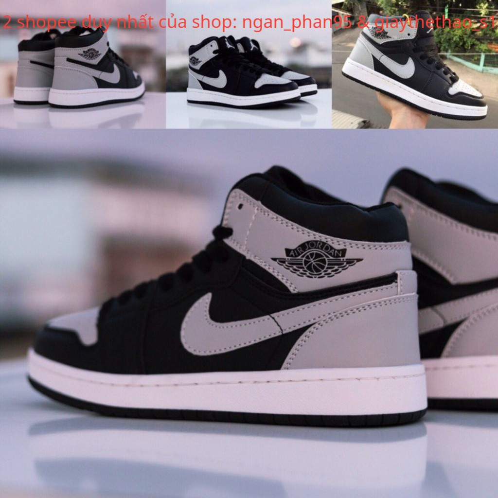 ✔️GIÀY JORDAN 1 HIGH XÁM ĐEN SIÊU CHẤT | WebRaoVat - webraovat.net.vn