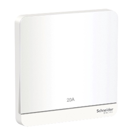 Bộ công tắc 20A bình nóng lạnh Schneider AvatarOn, vàng và trắng.