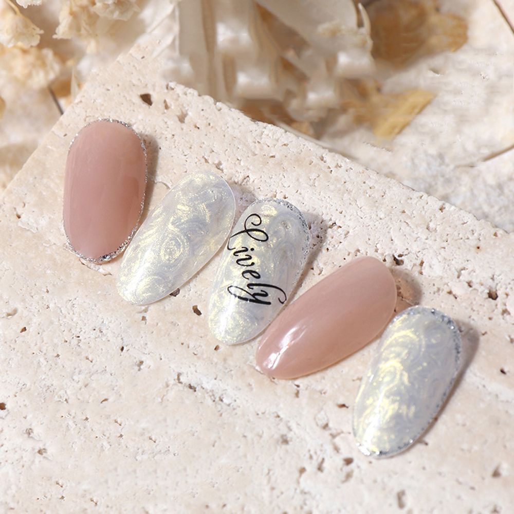 [Hàng mới về] Lọ gel sơn móng tay thiết kế màu sắc ngọt trai vỏ sò thời trang 7.5ml