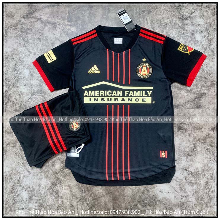 Áo Đấu atlanta united 2021/ Ảnh Thật 100%/ Bộ quần áo đá banh CLB atlanta united Hàng thailand cao cấp mùa 2021