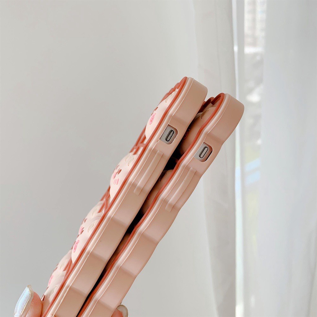 Ốp Điện Thoại Hình nổi Cho iPhone 6 6s se 2020 7 8 Plus X XS Max 11 12 13 Pro Max