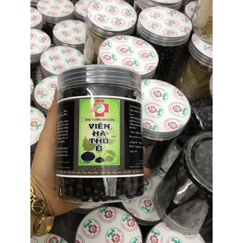 Hà Thủ Ô Viên Mật Ong Rừng Dưỡng Sinh Đường Lọ 500gr