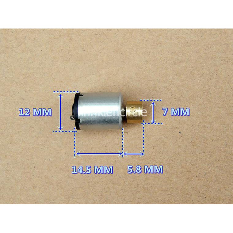 2 cái motor rung mini 3V đầu rung đồng lực rung mạnh motor 1215 hàng mới 100% - LK0335