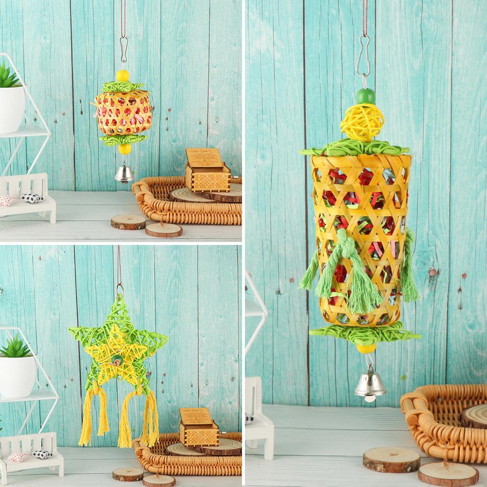 LEISURE Đồ Chơi Chuông Treo Cho Chim / VẹT