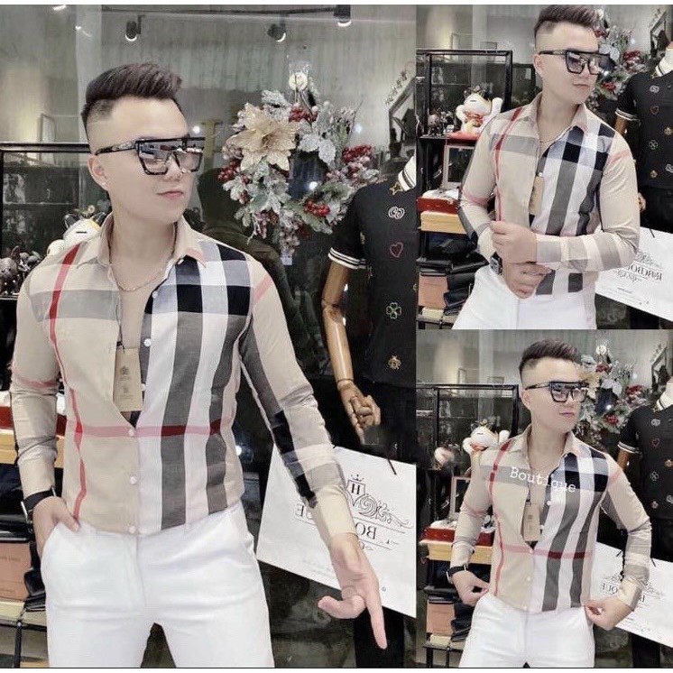 Áo Sơ Mi Nam Kẻ Sọc cao cấp - Vải 3D Đẹp Thoáng Mát SM00016 | BigBuy360 - bigbuy360.vn