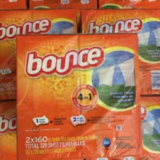 giấy thơm bounce hộp 160 tờ