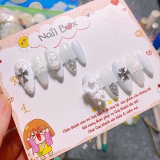 Nailbox móng úp charm thiên thần