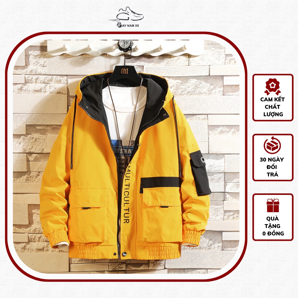 Áo khoác kaki túi hộp AB65