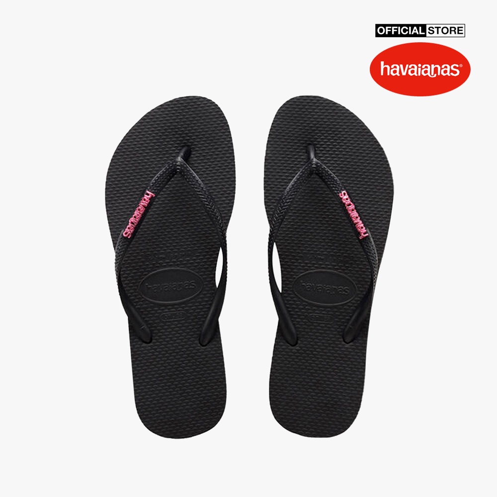 HAVAIANAS - Dép nữ Slim Logo Metallic 4119875-1094