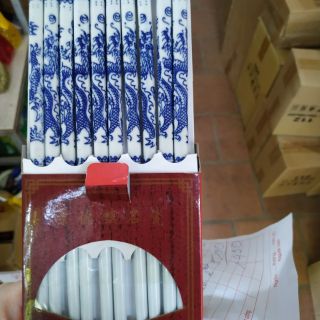 Đũa Sứ thờ màu xanh lam (10 đôi)