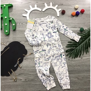 Combo 3 bộ thun bé gái dài tay