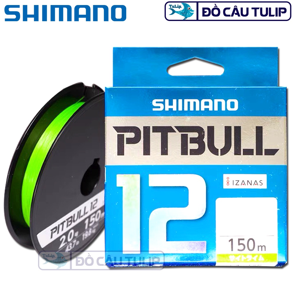 Dây Dù Câu Cá SHIMANO PITBULL X12 - Dây Dù Câu Cá Lure Siêu Bền, Cao Cấp - Phụ Kiện Câu Cá Đồ Câu TULIP