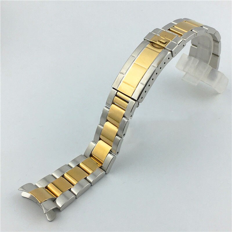 Dây Đeo Đồng Hồ Bằng Thép Không Gỉ 20mm Thời Trang Cho Rolex