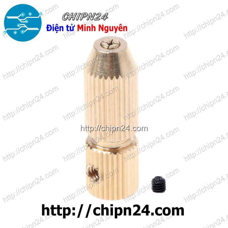 [1 CÁI] (KG1) Đầu Kẹp Mũi Khoan MK3212 (Tặng 1 Cây M3 Mở Lục Giác) (Trục 3.17mm Kẹp mũi từ 0.8-1.2mm)