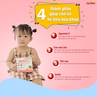 Siro Ăn Ngon Norikid Plus Tăng Miễn Dịch Sức Đề Kháng Sức Khỏe Cho Bé Từ 6 Tháng - 12 Tuổi Hộp 20 Ống