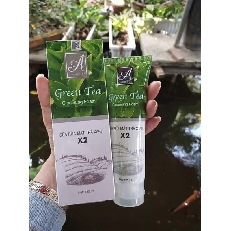 sửa rửa mặt trà xanh X2