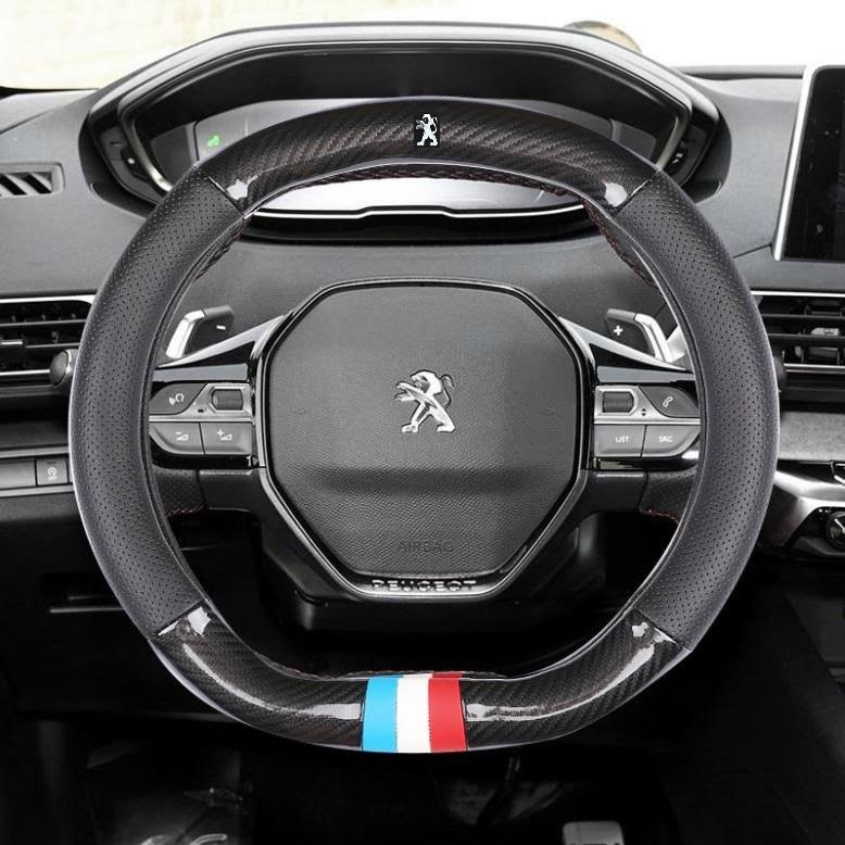Bọc Vô Lăng Cờ Pháp Xe Peugeot 5008 Peugeot 3008 All New Da Vân Carbon