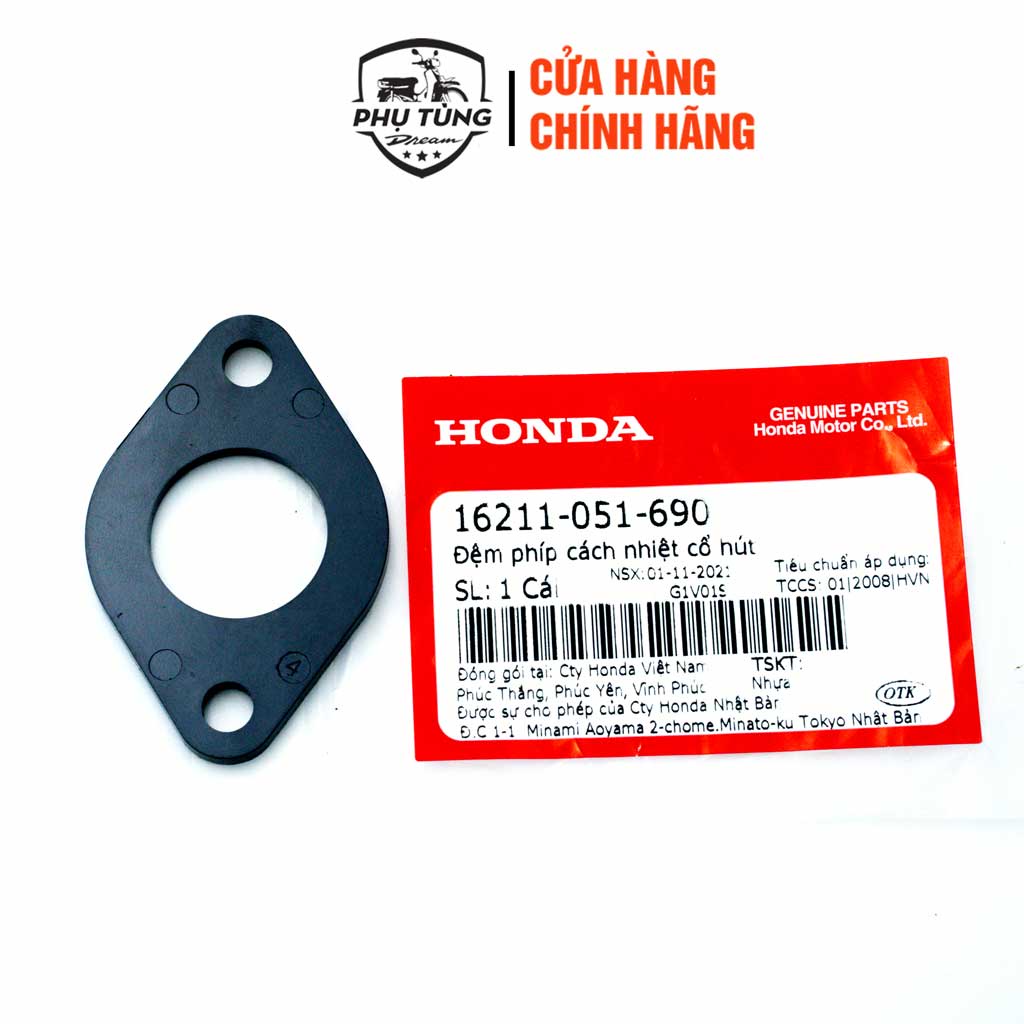 Đệm phíp cách nhiệt cổ hút (1 cái) - Honda Việt Nam