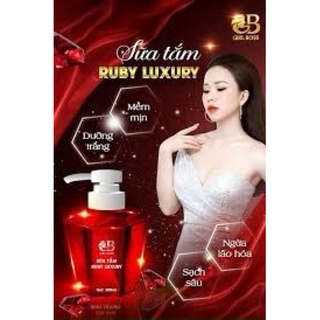Chính hãng- sữa tắm cao cấp ruby luxury 300ml