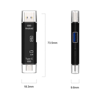 5 trong 1 USB 3.0 Loại C USB Micro USB SD TF Đầu đọc thẻ nhớ Bộ chuyển đổiOTG