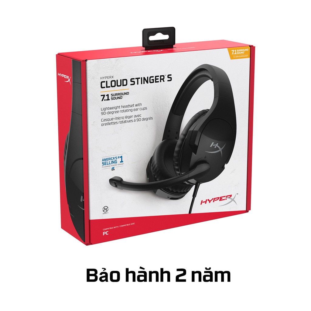 Tai nghe gaming Kingston HyperX Cloud Stinger S HHSS1S-AA-BK/G - Hàng Chính Hãng