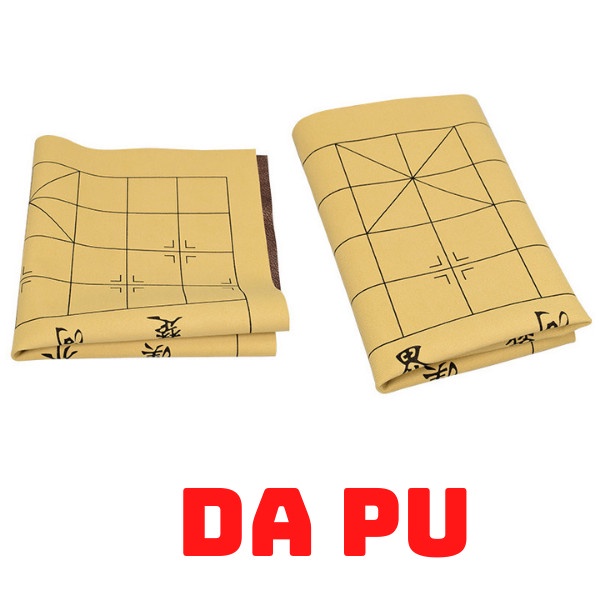 Bàn cờ tướng bằng da siêu mịn đẹp chống nước chống cháy không nếp gấp khi gấp